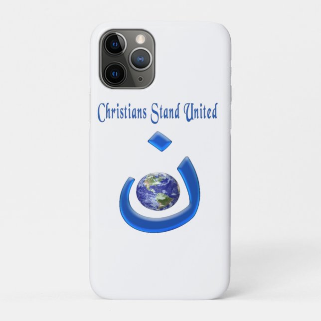 Funda De Case-Mate Para iPhone Solidaridad cristiana (Reverso)
