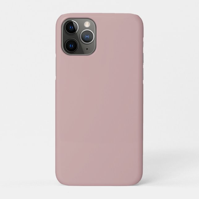 Funda De Case-Mate Para iPhone sólido rosa silencioso (Reverso)