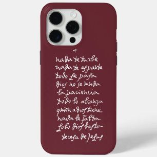 Funda Para iPhone 15 Pro Max Solo Dios (Que nada te moleste)