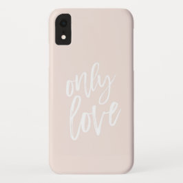 Funda Para iPhone XR Sólo el amor rosa