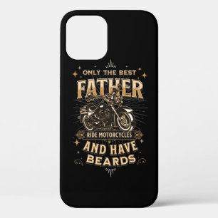 Funda Para iPhone 12 Pro Solo El Mejor Padre Monta Motocicletas, Tiene Barb
