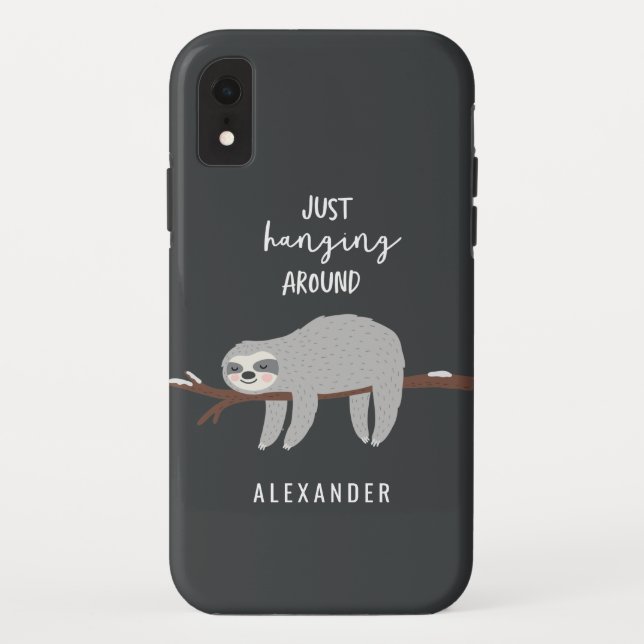 Funda De Case-Mate Para iPhone Sólo está pasando el rato en la diversión personal (Reverso)