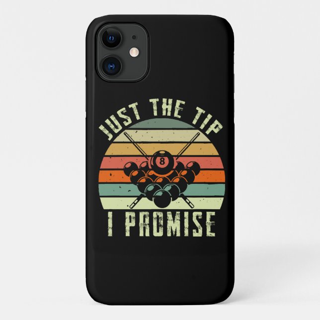 Funda De Case-Mate Para iPhone Solo La Punta Lo Prometo Billar (Reverso)