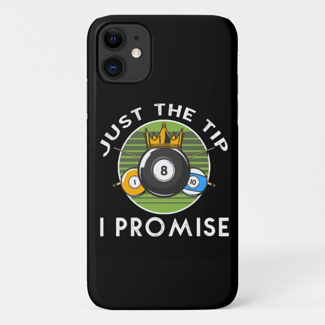 Funda De Case-Mate Para iPhone Solo La Punta Lo Prometo Billar (Reverso)