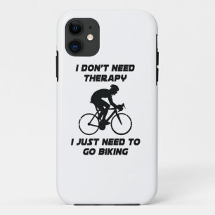Funda Para iPhone 11 Solo necesito ir en bicicleta camiseta