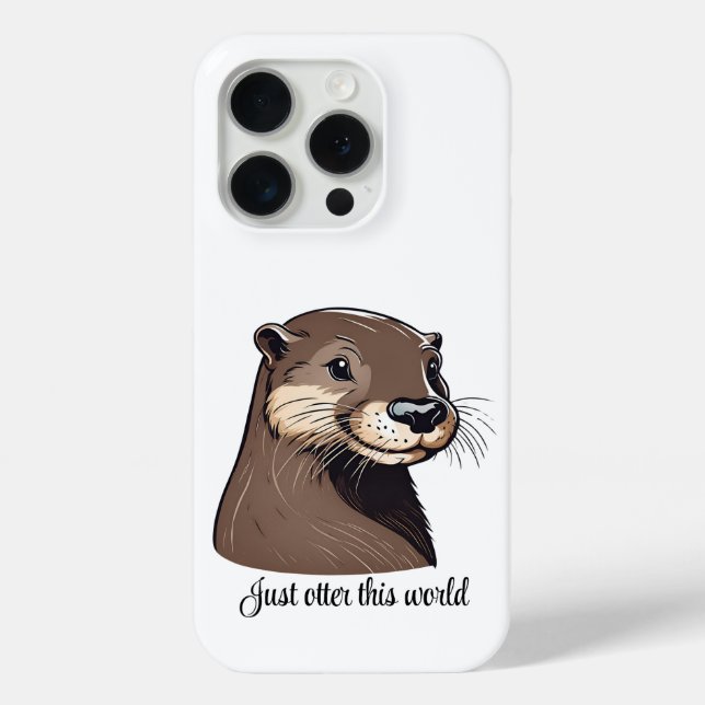 Funda De Case-Mate Para iPhone Sólo Otter This World (Reverso )