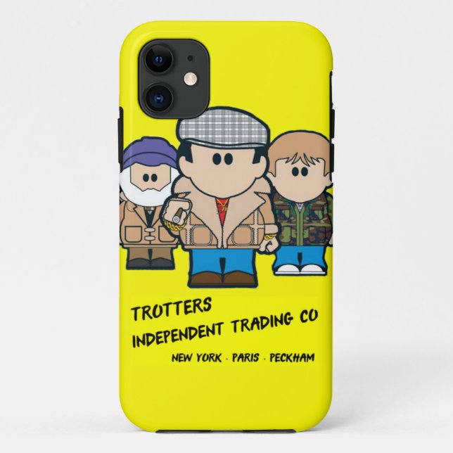 Funda De Case-Mate Para iPhone Solo tontos y caballos - Trotters con comerciantes (Reverso)