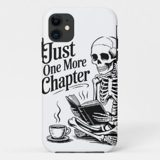 Funda Para iPhone 11 "Solo un capítulo más" Skeleton Book Lover Phone