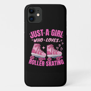 Funda Para iPhone 11 Sólo Un Chica que ama el patinaje sobre ruedas