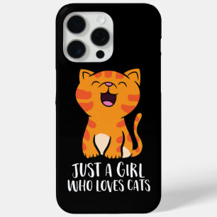 Funda Para iPhone 15 Pro Max Sólo un Chica que ama el pullover de los gatos