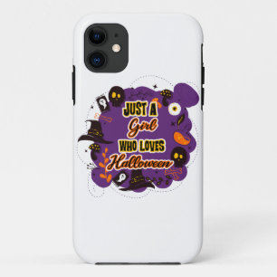 Funda Para iPhone 11 Solo un Chica que ama Halloween