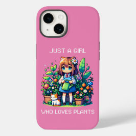 Funda Para iPhone 14 De Case-Mate Sólo un Chica que ama las plantas