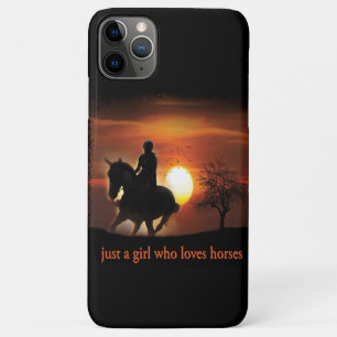 Funda Para iPhone 11 Pro Max solo un chica que ama los caballos