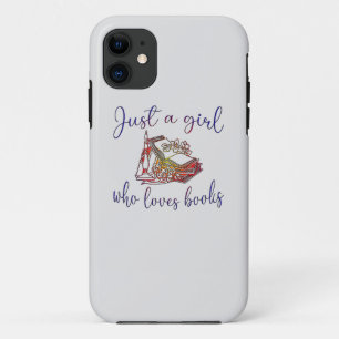 Funda Para iPhone 11 Sólo un chica que ama los libros