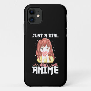Funda Para iPhone 11 Sólo Un Chica Que De Verdad Ama A Anime