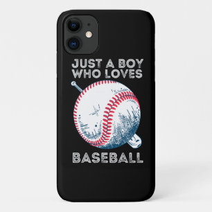 Funda Para iPhone 11 Solo un chico que ama el béisbol