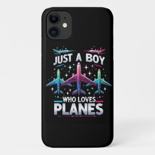 Funda Para iPhone 11 Solo un chico que ama los aviones