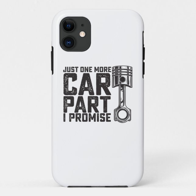 Funda De Case-Mate Para iPhone Sólo un coche más Parte I Promesa Mecánica de Auto (Reverso)