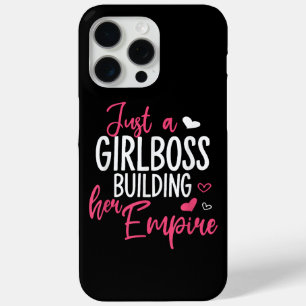 Funda Para iPhone 15 Pro Max Sólo un jefe chica construyendo su imperio mujeres