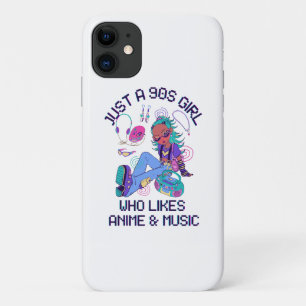 Funda Para iPhone 11 Solo una chica de los 90 que le gusta la música