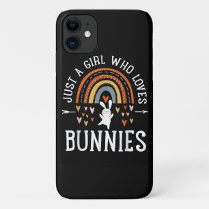 Funda Para iPhone 11 Solo Una Chica Que Ama Conejitos Arcoíris