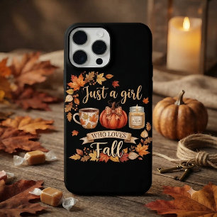 Funda Para iPhone 15 Pro Max Sólo una chica que ama el café de la temporada de