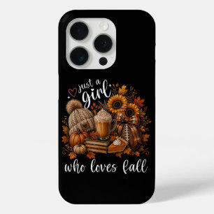 Funda Para iPhone 15 Pro Sólo una chica que ama el otoño