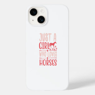 Funda Para iPhone 14 De Case-Mate Sólo una chica que ama los caballos