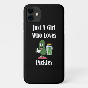 Funda Para iPhone 11 Sólo Una Chica Que Ama Los Pepinillos En Vinagre