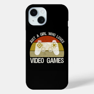 Funda Para iPhone 15 Sólo Una Chica Que Ama Los Videojuegos