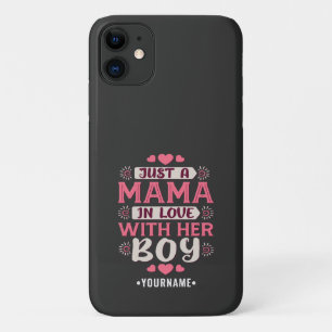 Funda Para iPhone 11 Sólo una mamá enamorada de su hijo