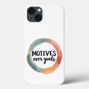 Funda Para iPhone 13 Sólo vibraciones motivacionales: citas Inspiradora