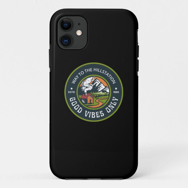 Funda De Case-Mate Para iPhone Sólo Vibraciones Positivas (Reverso)