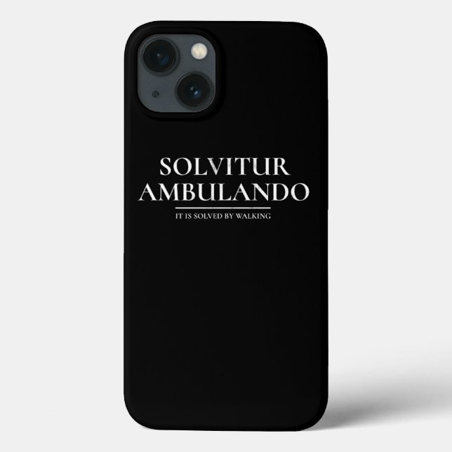 Funda De Case-Mate Para iPhone Solvitur AmbulandoSe Resuelve Caminando  (Reverso)