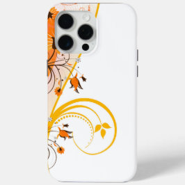 Funda Para iPhone 15 Pro Max Sombras artísticas de Naranja