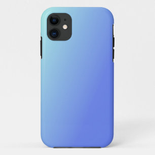 Funda Para iPhone 11 Sombras de azul, funda Ombre iPhone 11
