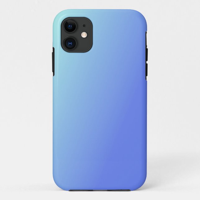 Funda De Case-Mate Para iPhone Sombras de azul, funda Ombre iPhone 11 (Reverso)