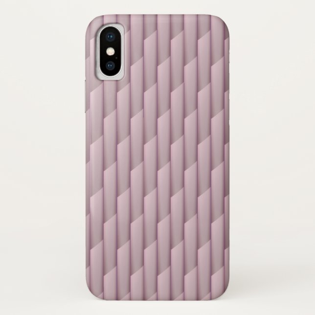Funda De Case-Mate Para iPhone Sombras de luz de franjas abstractas geométricas p (Reverso)