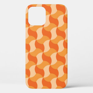 Funda Para iPhone 12 Sombras de Naranja geométrico: mosaico abstracto