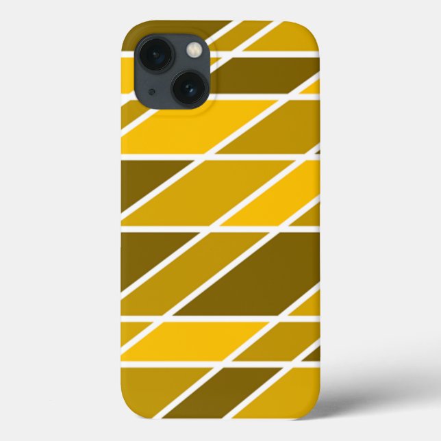Funda De Case-Mate Para iPhone Sombras de oro (Reverso)