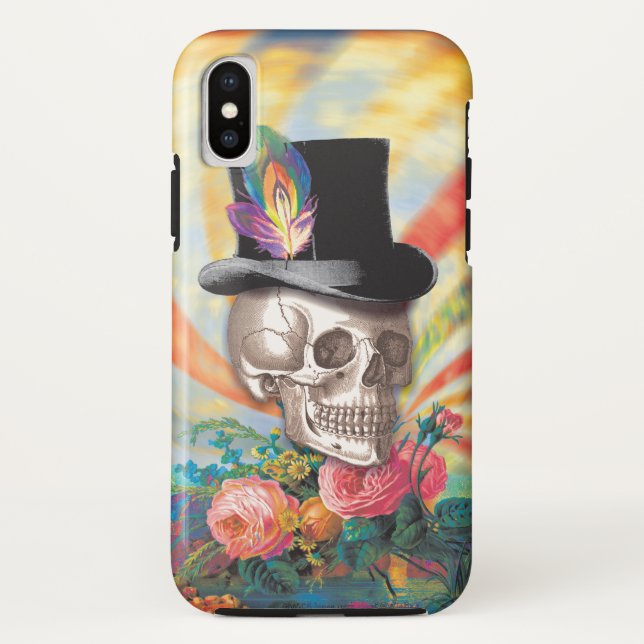 Funda De Case-Mate Para iPhone Sombrero superior psicodélico (Reverso)