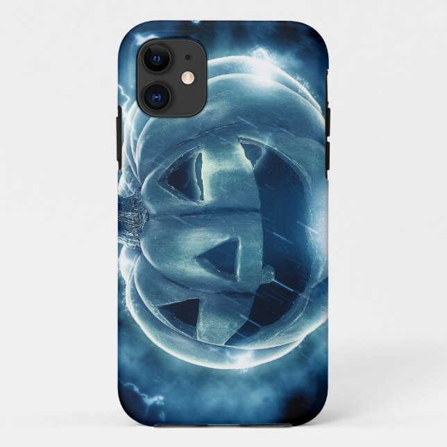 Funda De Case-Mate Para iPhone Sombrío Jack-o-Lantern (Reverso)