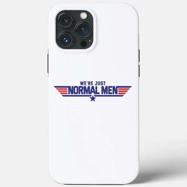 Funda De Case-Mate Para iPhone Somos hombres normales (Reverso )