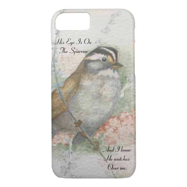 Funda De Case-Mate Para iPhone Song Sparrow Me Observa Bendito (Reverso)