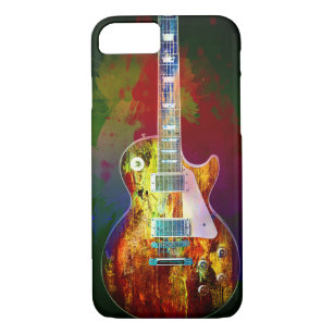 Funda Para iPhone 8/7 Sonidos de la música. Guitarra colorida