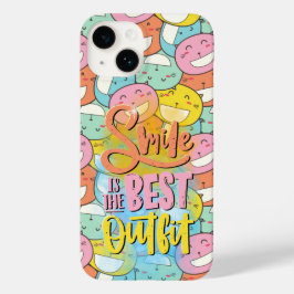 Funda Para iPhone 14 De Case-Mate ¡Sonríe es el mejor conjunto! Motivador