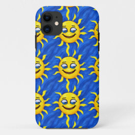 Funda Para iPhone 11 Sonriente cara Sunny Sun