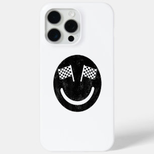 Funda Para iPhone 15 Pro Max Sonrisa de carreras para fiestas de autos de carre