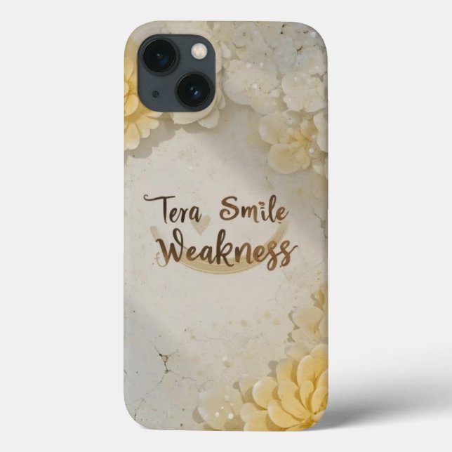 Funda De Case-Mate Para iPhone Sonrisa de té, mi debilidad (Reverso)