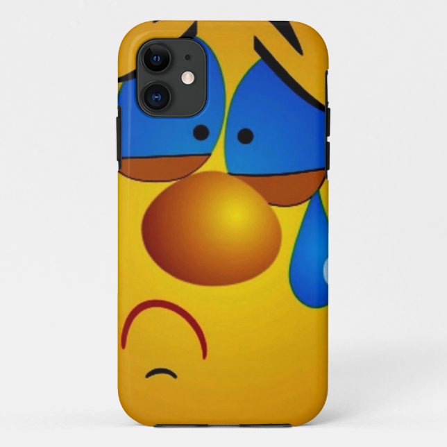 Funda De Case-Mate Para iPhone Sonrisa - estoy llorando - (Reverso)